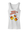 TooLoud Trick or Treat Cute Candy Corn Halloween Womens Tank Top-Womens Tank Tops-TooLoud-White-X-Small-Davson Sales