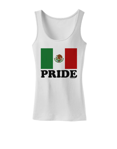 Mexican Pride - Mexican Flag Womens Tank Top by TooLoud-Womens Tank Tops-TooLoud-White-X-Small-Davson Sales