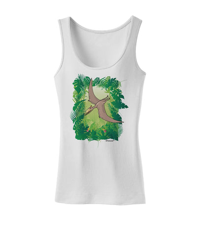 Pterosaurs - Without Name Womens Tank Top by TooLoud-Womens Tank Tops-TooLoud-White-X-Small-Davson Sales