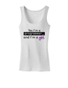 Yes I am a Programmer Girl Womens Petite Tank Top-TooLoud-White-X-Small-Davson Sales