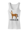 Greek Mythology Centaur Design - Color - Text Womens Tank Top by TooLoud-Womens Tank Tops-TooLoud-White-X-Small-Davson Sales