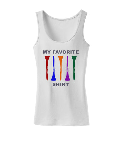 My Favorite Tee Shirt Womens Petite Tank Top by TooLoud-TooLoud-White-X-Small-Davson Sales