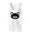 Kyu-T Head - Night Beartholomew Teddy Bear Womens Tank Top-Womens Tank Tops-TooLoud-White-X-Small-Davson Sales