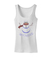 Snowman - Happy Holidays Womens Tank Top-Womens Tank Tops-TooLoud-White-X-Small-Davson Sales