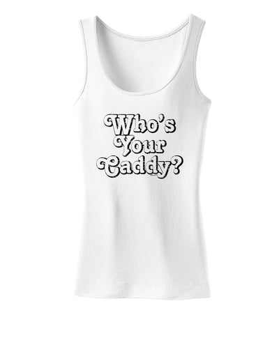 Who's Your Caddy Womens Tank Top-Womens Tank Tops-TooLoud-White-X-Small-Davson Sales