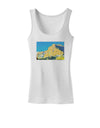 Colorado Snowy Mtns WaterColor Womens Tank Top-Womens Tank Tops-TooLoud-White-X-Small-Davson Sales