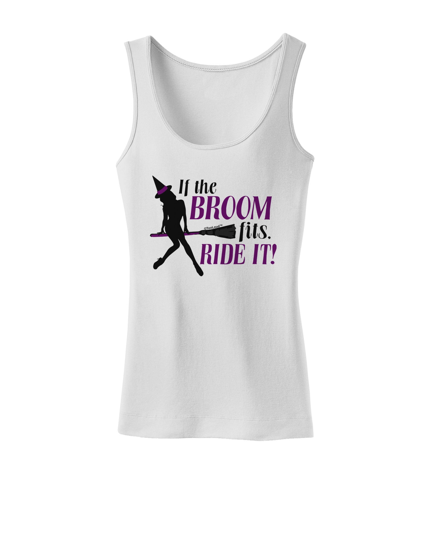 Ride It Purple Womens Tank Top-Womens Tank Tops-TooLoud-White-X-Small-Davson Sales