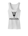 Trident of Poseidon with Text - Greek Mythology Womens Tank Top by TooLoud-Womens Tank Tops-TooLoud-White-X-Small-Davson Sales