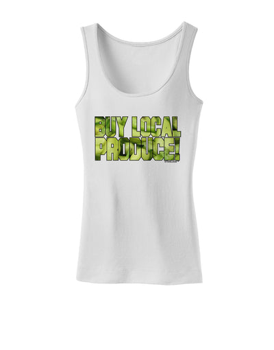 Buy Local - Jalapenos Text Womens Tank Top-Womens Tank Tops-TooLoud-White-X-Small-Davson Sales