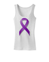 Epilepsy Awareness Ribbon - Purple Womens Tank Top-Womens Tank Tops-TooLoud-White-X-Small-Davson Sales