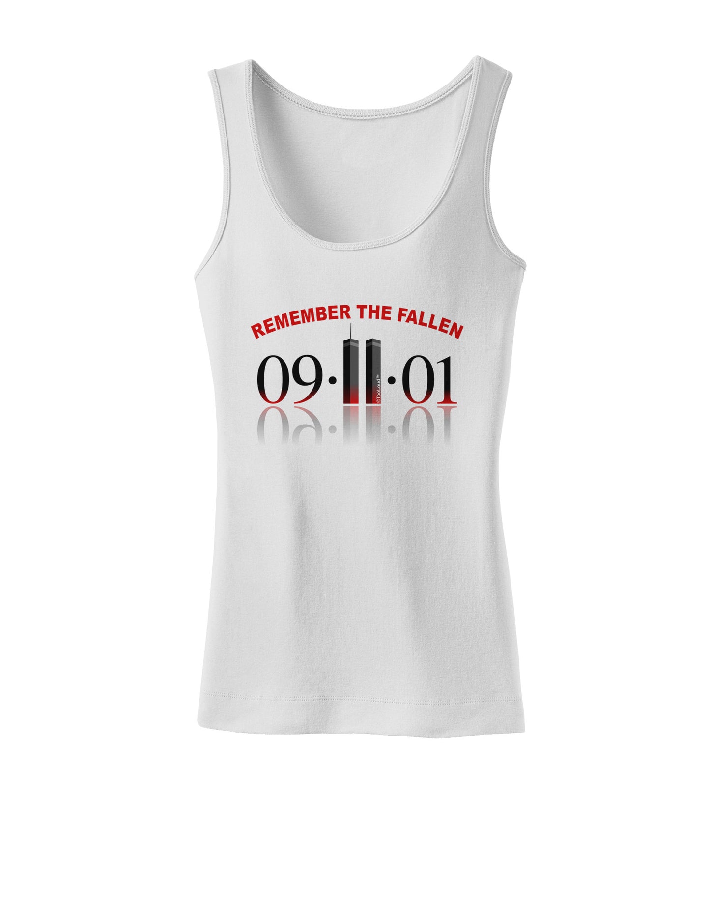 Remember The Fallen 91101 Womens Petite Tank Top-TooLoud-White-X-Small-Davson Sales
