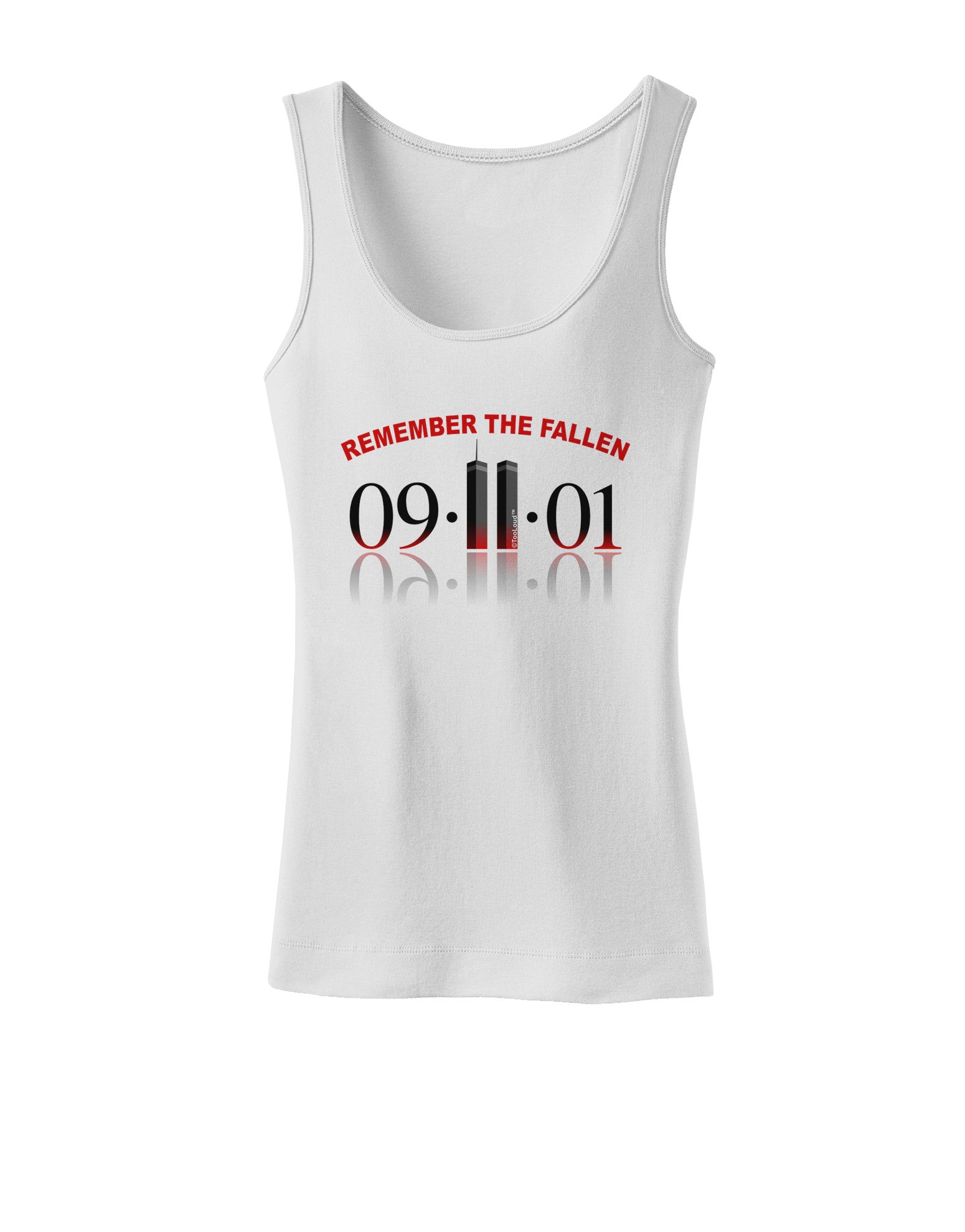 Remember The Fallen 91101 Womens Petite Tank Top-TooLoud-White-X-Small-Davson Sales