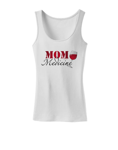 Mom Medicine Womens Petite Tank Top-TooLoud-White-X-Small-Davson Sales