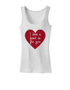 I Have a Heart On For You Womens Tank Top-Womens Tank Tops-TooLoud-White-X-Small-Davson Sales