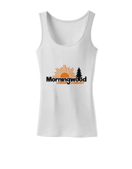 Morningwood Company Funny Womens Petite Tank Top by TooLoud-TooLoud-White-X-Small-Davson Sales