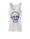 TooLoud No one can hurt me without my permission Ghandi Womens Petite Tank Top-Womens Tank Tops-TooLoud-White-X-Small-Davson Sales