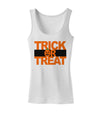 Trick or Treat Text Womens Tank Top-Womens Tank Tops-TooLoud-White-X-Small-Davson Sales