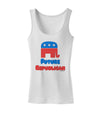 Future Republican Womens Petite Tank Top-TooLoud-White-X-Small-Davson Sales