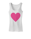 Big Pink Heart Valentine's Day Womens Tank Top-Womens Tank Tops-TooLoud-White-X-Small-Davson Sales