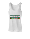 Merry Christmas Lights Red and Green Womens Tank Top-Womens Tank Tops-TooLoud-White-X-Small-Davson Sales