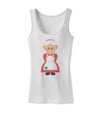 Cute Mrs Santa Claus Christmas Womens Tank Top-Womens Tank Tops-TooLoud-White-X-Small-Davson Sales