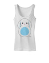 Cute Bunny with Floppy Ears - Blue Womens Tank Top by TooLoud-Womens Tank Tops-TooLoud-White-X-Small-Davson Sales