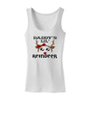 Daddy's Lil Reindeer Girl Womens Tank Top-Womens Tank Tops-TooLoud-White-X-Small-Davson Sales