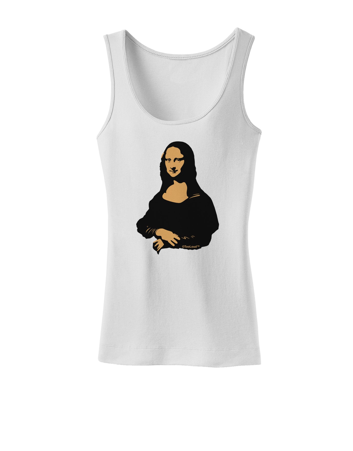 Mona Cutout Womens Petite Tank Top-TooLoud-White-X-Small-Davson Sales