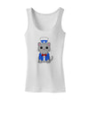 Patriotic Cat Womens Tank Top by TooLoud-Womens Tank Tops-TooLoud-White-X-Small-Davson Sales