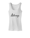 Always Magic Symbol Cursive Womens Petite Tank Top by TooLoud-TooLoud-White-X-Small-Davson Sales