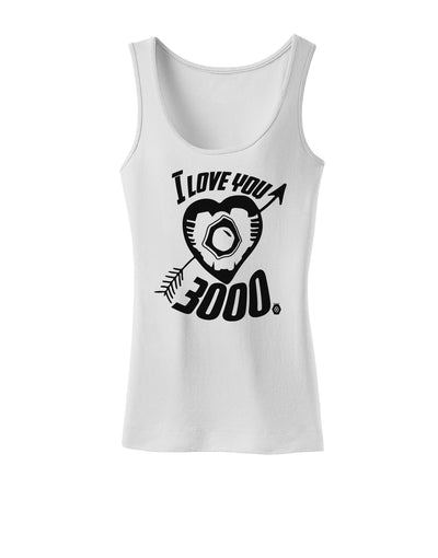 TooLoud I Love You 3000 Womens Petite Tank Top-Womens Tank Tops-TooLoud-White-X-Small-Davson Sales