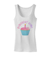 Birthday Girl - Candle Cupcake Womens Tank Top by TooLoud-Womens Tank Tops-TooLoud-White-X-Small-Davson Sales