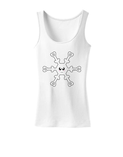 Cute Snowflake Christmas Womens Tank Top-Womens Tank Tops-TooLoud-White-X-Small-Davson Sales