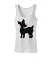 Cute Rudolph Silhouette - Christmas Womens Tank Top by TooLoud-Womens Tank Tops-TooLoud-White-X-Small-Davson Sales