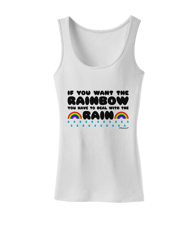 If You Want The Rainbow Quote Womens Tank Top by TooLoud-Womens Tank Tops-TooLoud-White-X-Small-Davson Sales