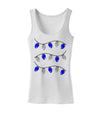 Hanukkah Lights Blue and Silver Womens Tank Top-Womens Tank Tops-TooLoud-White-X-Small-Davson Sales