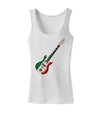 Mexican Flag Guitar Design Womens Tank Top by TooLoud-Womens Tank Tops-TooLoud-White-X-Small-Davson Sales