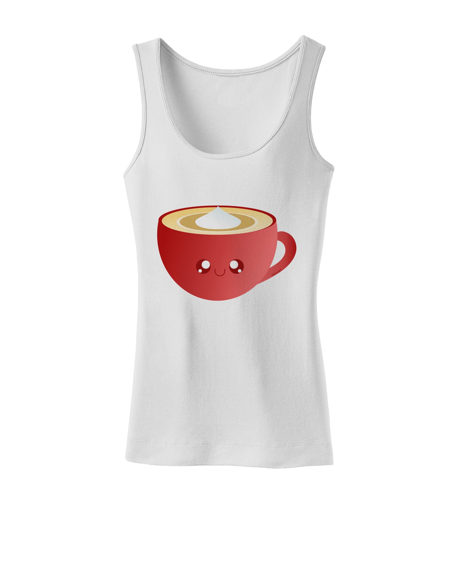 Cute Christmas Drink Eggnog Womens Tank Top-Womens Tank Tops-TooLoud-White-X-Small-Davson Sales