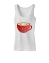 Cute Christmas Drink Eggnog Womens Tank Top-Womens Tank Tops-TooLoud-White-X-Small-Davson Sales