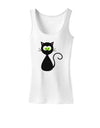 Black Cat Halloween Womens Tank Top-Womens Tank Tops-TooLoud-White-X-Small-Davson Sales