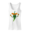 Green Hot Mexican Chili Pepper Womens Tank Top-Womens Tank Tops-TooLoud-White-X-Small-Davson Sales