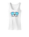 Kyu-T Face - Sealie Cool Sunglasses Womens Tank Top-Womens Tank Tops-TooLoud-White-X-Small-Davson Sales