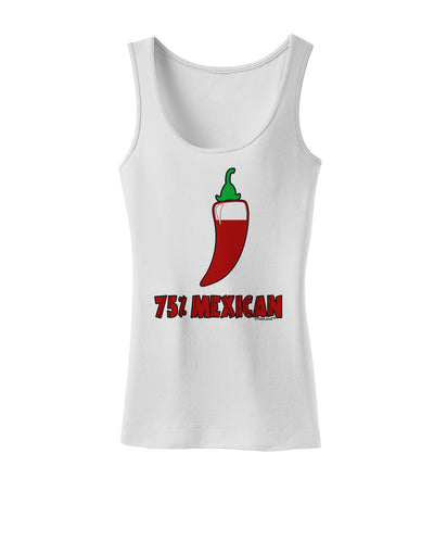 Seventy-Five Percent Mexican Womens Tank Top-Womens Tank Tops-TooLoud-White-X-Small-Davson Sales