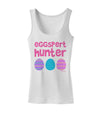 TooLoud Eggspert Hunter - Easter - Pink Womens Tank Top-Womens Tank Tops-TooLoud-White-X-Small-Davson Sales