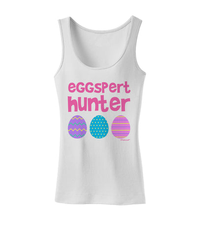 TooLoud Eggspert Hunter - Easter - Pink Womens Tank Top-Womens Tank Tops-TooLoud-White-X-Small-Davson Sales