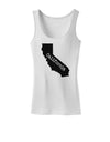 California - United States Shape Womens Tank Top by TooLoud-Womens Tank Tops-TooLoud-White-X-Small-Davson Sales