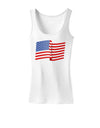 Patriotic Waving USA American Flag Womens Tank Top-Womens Tank Tops-TooLoud-White-X-Small-Davson Sales