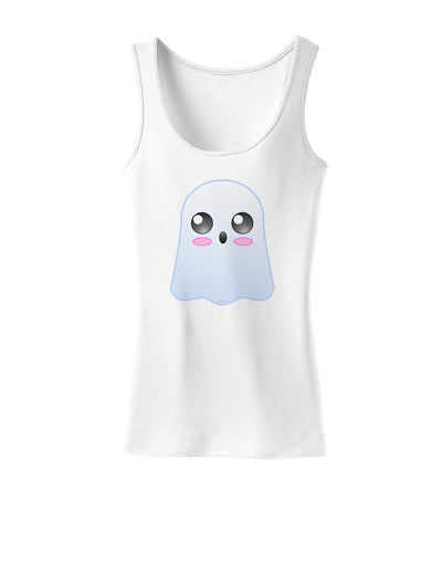 Gabe the Cute Ghost - Halloween Womens Tank Top-Womens Tank Tops-TooLoud-White-X-Small-Davson Sales