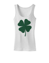 Lucky Four Leaf Clover St Patricks Day Womens Tank Top-Womens Tank Tops-TooLoud-White-X-Small-Davson Sales