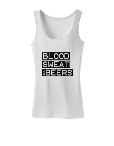 Blood Sweat and Beers Design Womens Tank Top by TooLoud-Womens Tank Tops-TooLoud-White-X-Small-Davson Sales